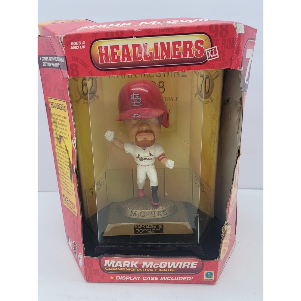 Mark McGwire 70 Home Runs VTG 1998 Headliners XL Commemorative Figure Defects